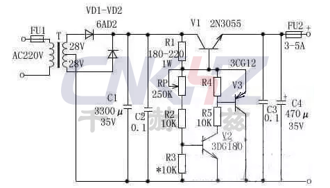 電壓可調(diào)穩(wěn)壓電路