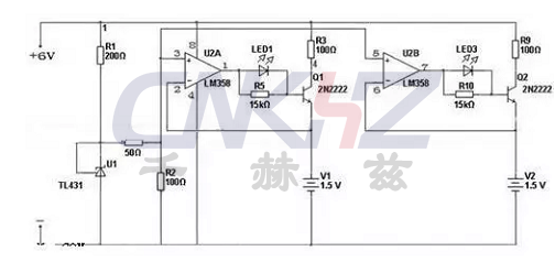 LM358堿性電池充電器電路